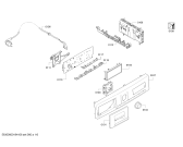 Схема №3 WT45W561TR iQ700 self Cleaning condenser с изображением Модуль управления, запрограммированный для сушилки Siemens 00634346