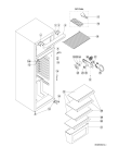 Схема №1 KDA 2473 A2+ IO с изображением Дверь для холодильной камеры Whirlpool 482000014728