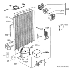Схема №3 S74015KDX0 с изображением Блок управления для холодильной камеры Aeg 973925052090009