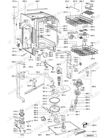 Схема №2 WP 79 с изображением Панель для посудомоечной машины Whirlpool 481245372578