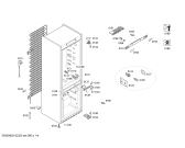 Схема №1 KDN32A00 с изображением Панель для холодильной камеры Bosch 00663180