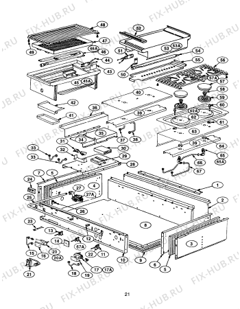 Схема №30 PCS364GDUS с изображением Кабель для плиты (духовки) Bosch 00411303