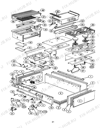 Схема №30 PCS364GLUS с изображением Шасси для электропечи Bosch 00219137