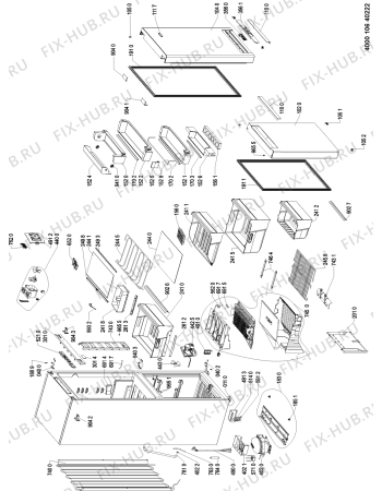 Схема №2 WBA3398 NFC IX с изображением Сенсорная панель для холодильной камеры Whirlpool 481010703022