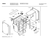 Схема №5 SGI53E02EU с изображением Передняя панель для электропосудомоечной машины Bosch 00438598
