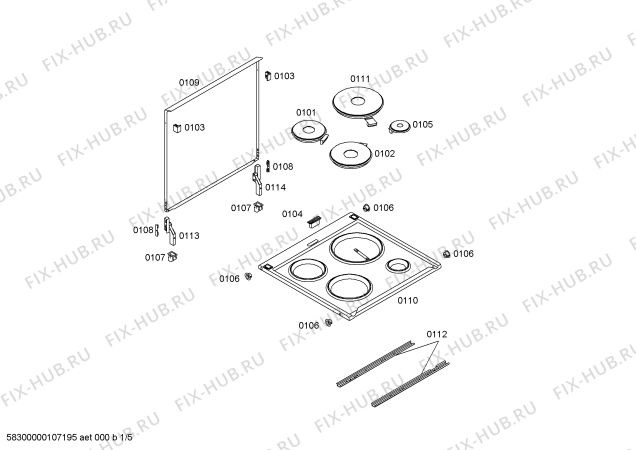 Схема №3 HS25048EU с изображением Ручка управления духовкой для плиты (духовки) Siemens 00417812