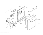 Схема №4 SHU9956UC IntegraLtd с изображением Панель для посудомойки Bosch 00184599