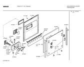 Схема №4 SGI56A15 с изображением Передняя панель для посудомойки Bosch 00357884
