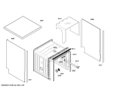 Схема №4 VVD25W05EU с изображением Передняя панель для посудомоечной машины Bosch 00670923