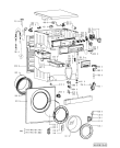 Схема №1 AWM 570 с изображением Декоративная панель для стиралки Whirlpool 481245210675