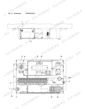 Взрыв-схема холодильника Carrier PREMOR1585G - Схема узла Electrical equipment