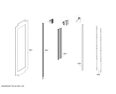 Схема №3 T24IF900SP, Thermador с изображением Дверь для холодильника Bosch 00717393