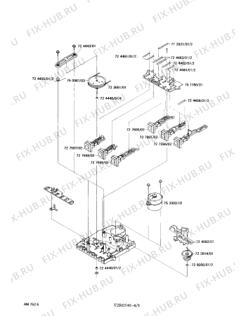 Взрыв-схема аудиотехники Siemens RM7525 - Схема узла 03
