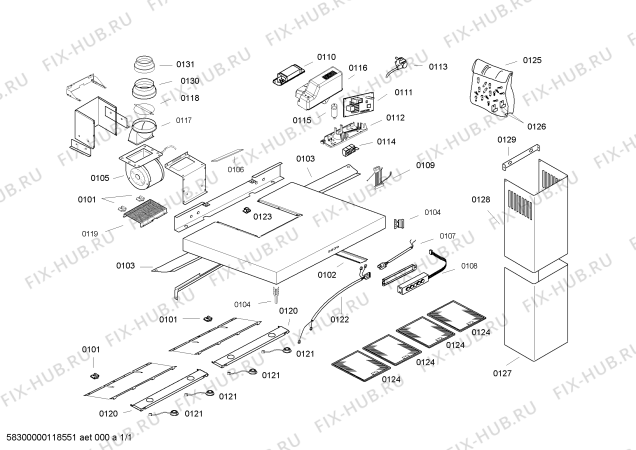 Схема №1 LC46256 с изображением Шина для электровытяжки Siemens 00443124