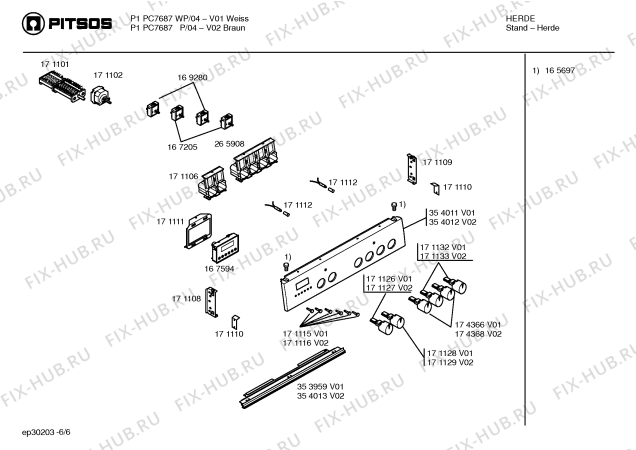 Схема №6 P1HCB88642 с изображением Стеклокерамика для духового шкафа Bosch 00235077