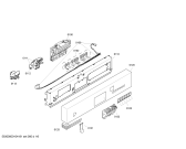 Схема №6 SGI55M05TC с изображением Передняя панель для электропосудомоечной машины Bosch 00440941