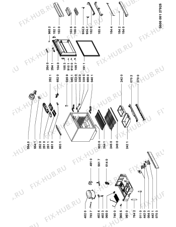Схема №1 CW 781 с изображением Поверхность для холодильника Whirlpool 481241848533