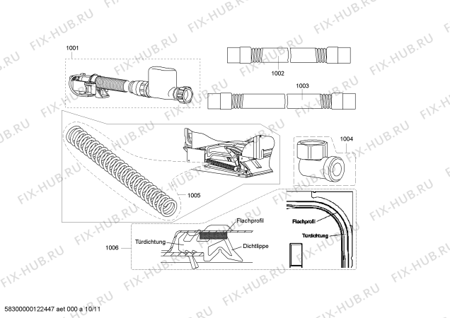 Схема №6 SM65E330CH с изображением Корпус для посудомоечной машины Siemens 00642962