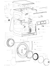 Схема №1 WA ECO 9281 с изображением Модуль (плата) для стиралки Whirlpool 481011051702