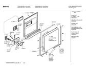 Схема №6 SGU43A44 с изображением Передняя панель для электропосудомоечной машины Bosch 00436517