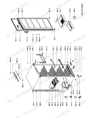 Схема №1 AFG-MAGIC-1 с изображением Панель управления для холодильной камеры Whirlpool 481245228539