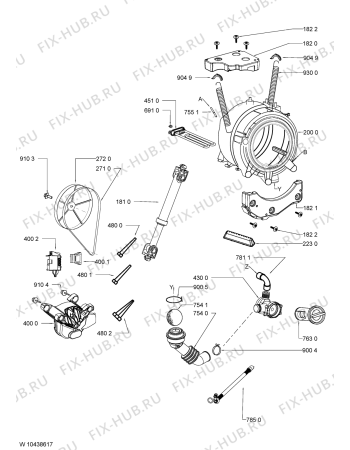 Схема №2 WATS 5341/1 с изображением Варисторный фильтр для стиралки Whirlpool 481212118282