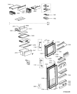 Схема №2 WBM 602 с изображением Часть корпуса для холодильной камеры Whirlpool 480132102302