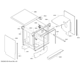 Схема №5 SMS58M38EU с изображением Передняя панель для посудомойки Bosch 00678148