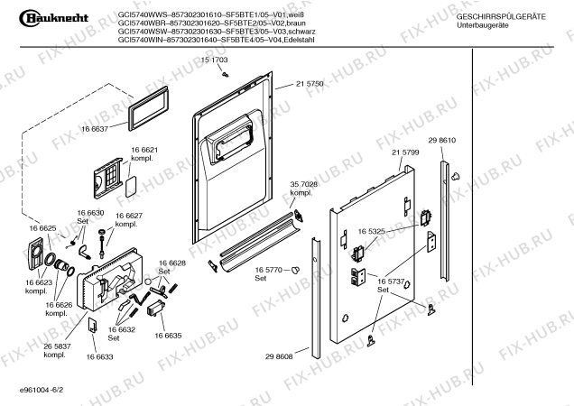 Схема №4 SF5BTE4 GCI5740WIN с изображением Переключатель для посудомоечной машины Bosch 00183569