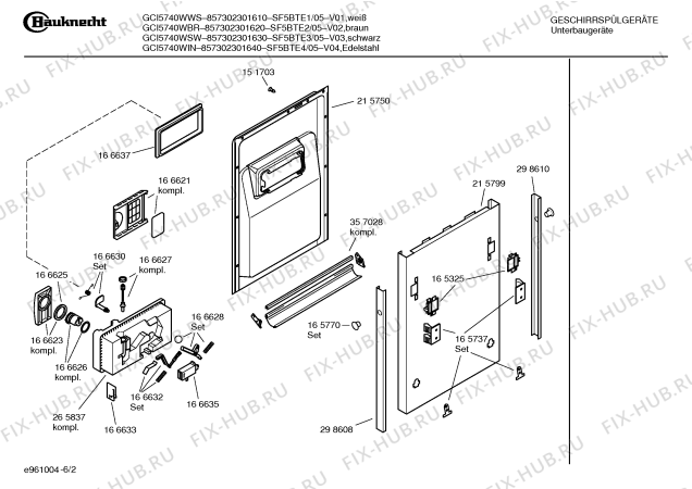 Схема №4 SF5BTE3 GCI5740WSW с изображением Переключатель для электропосудомоечной машины Bosch 00183568