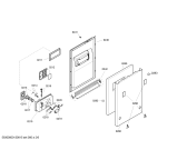 Схема №4 S59M43X0EU с изображением Рамка для электропосудомоечной машины Bosch 00661481