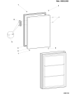 Схема №1 PCV100 (F022361) с изображением Дверь для холодильной камеры Indesit C00064378