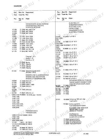 Взрыв-схема телевизора Siemens FC442 - Схема узла 02