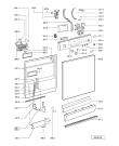 Схема №1 ADP 4710/5 AL с изображением Обшивка для посудомойки Whirlpool 481245373101