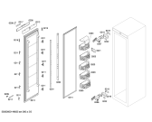 Схема №4 T24IF70NSP с изображением Вставная полка для холодильника Bosch 00679402