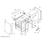 Схема №2 SHVATN3 с изображением Рамка для электропосудомоечной машины Bosch 00446220