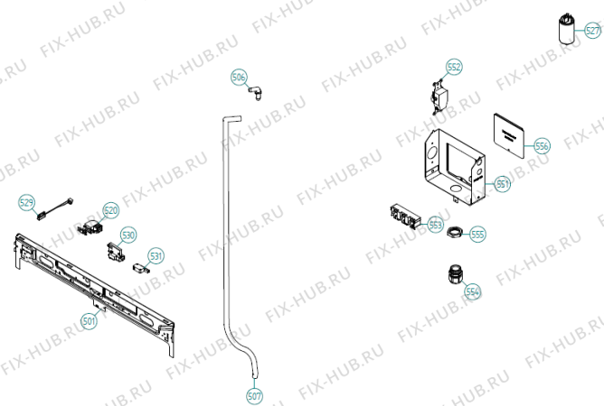 Взрыв-схема стиральной машины Gorenje T744C US   -White #10774410 (900004600, TD70.1) - Схема узла 05