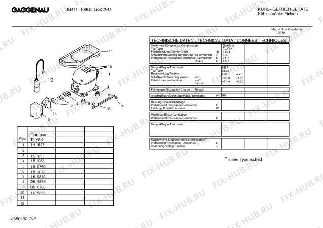 Взрыв-схема холодильника Gaggenau GILGGC2 IG411-109 - Схема узла 02