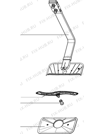 Схема №6 DEDW6012SC с изображением Ящик (корзина) для электропосудомоечной машины DELONGHI DAU1591207