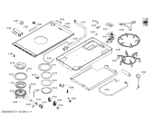 Схема №1 ER511503W с изображением Стеклокерамика для духового шкафа Siemens 00681360