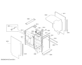Схема №5 SPV53N00EU с изображением Передняя панель для посудомоечной машины Bosch 11011115
