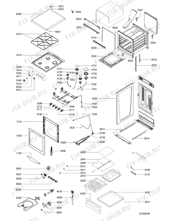 Схема №1 ACM 502 WH с изображением Панель управления для холодильника Whirlpool 481245350129