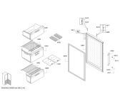 Схема №4 KGN36VW10R с изображением Крышка для холодильника Bosch 00703591