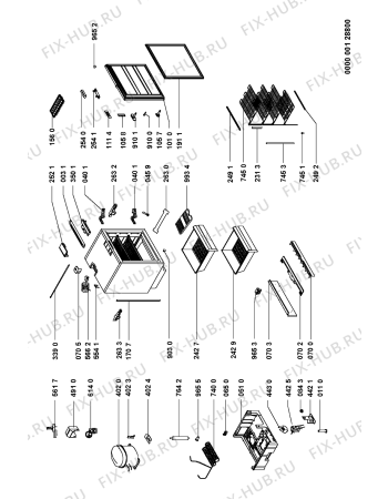 Схема №1 AFB82335 (F090656) с изображением Инструкция по эксплуатации для холодильника Indesit C00346710