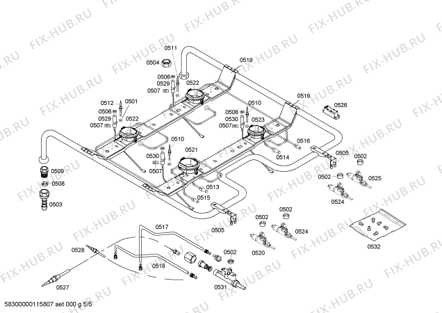Схема №3 HG322500P с изображением Кнопка для электропечи Bosch 00602777