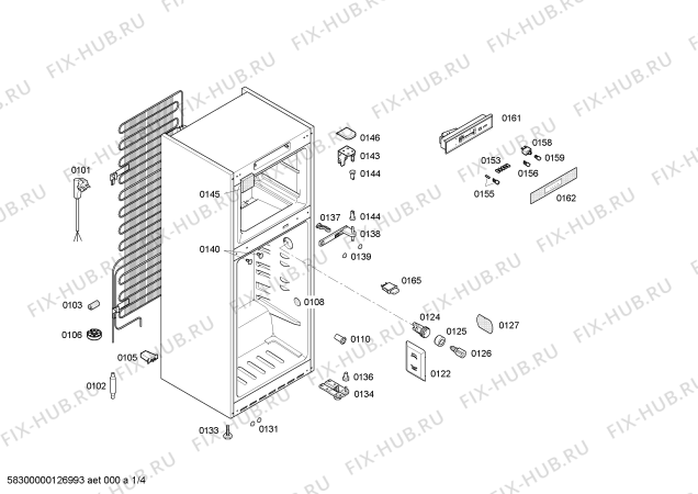Схема №3 4FF34B00 с изображением Терморегулятор для холодильной камеры Bosch 00661697