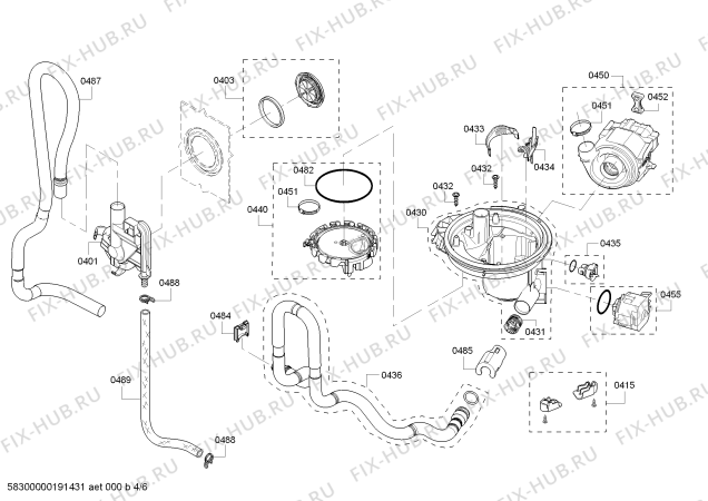 Схема №5 63012233318 Kenmore с изображением Регулировочный узел для посудомоечной машины Bosch 11012649