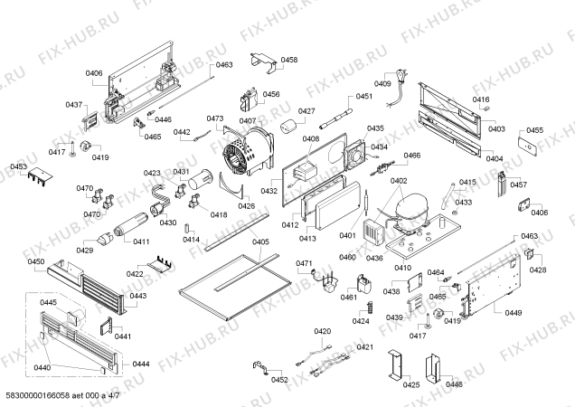 Схема №5 B36IT71SN с изображением Крепеж для холодильника Bosch 00605404