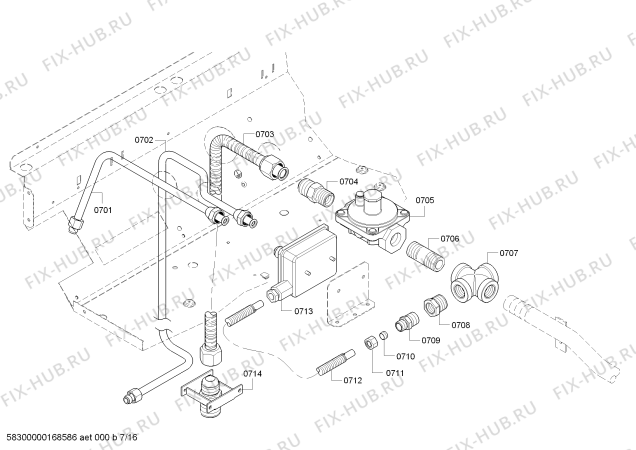 Схема №9 PRD48NLSGU с изображением Труба для электропечи Bosch 00655556