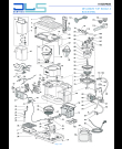 Схема №1 BCO410 с изображением Провод для кофеварки (кофемашины) DELONGHI 5013275479